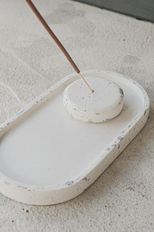 Incense Holder + Oval Plate